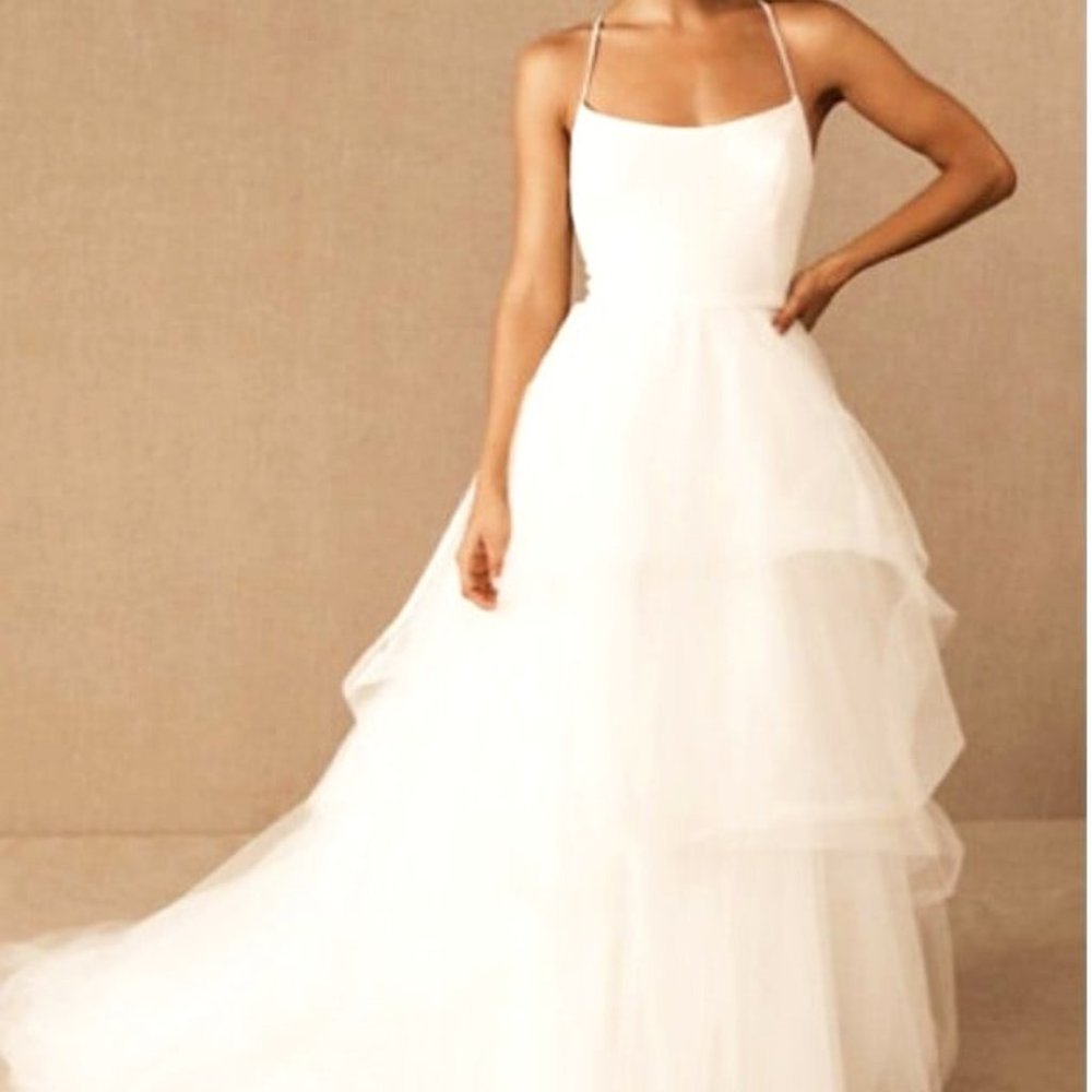 Modern White Gown
